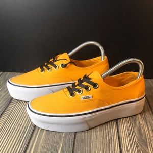 Vans Old Skool Orange Sneakers plataform